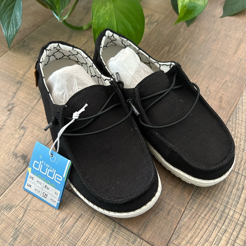 Hey Dude Girl’s Youth Black Casual Shoes